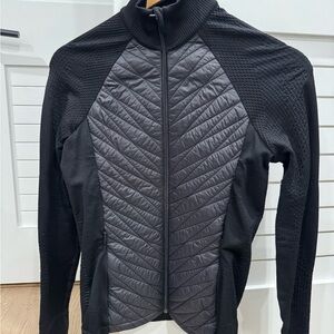 Athleta Black Quilted Jacket